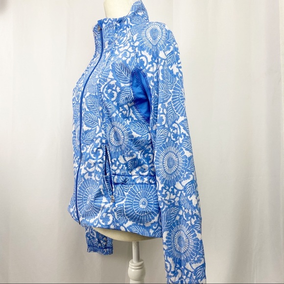 LULULEMON Run Travel To Track Jacket Beachy Floral - Picture 4 of 12